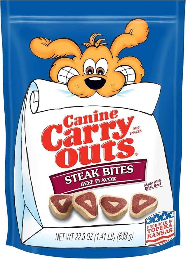 Canine Carry Outs Steak Bites